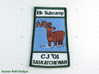 CJ'01 10th Canadian Jamboree Subcamp Elk [CJ JAMB 10-4a]